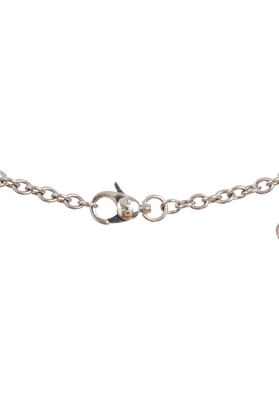 COLAR DOLCE & GABBANA D&G NECKLACE PRATA ORIGINAL – Gringa