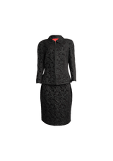 BROCADE SKIRT SUIT 44