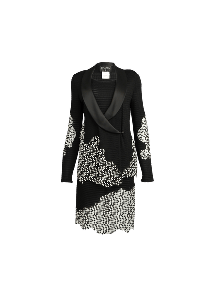 VESTIDO CHANEL CHAIN EMBELLISHED DRESS 38 BRANCO ORIGINAL – Gringa