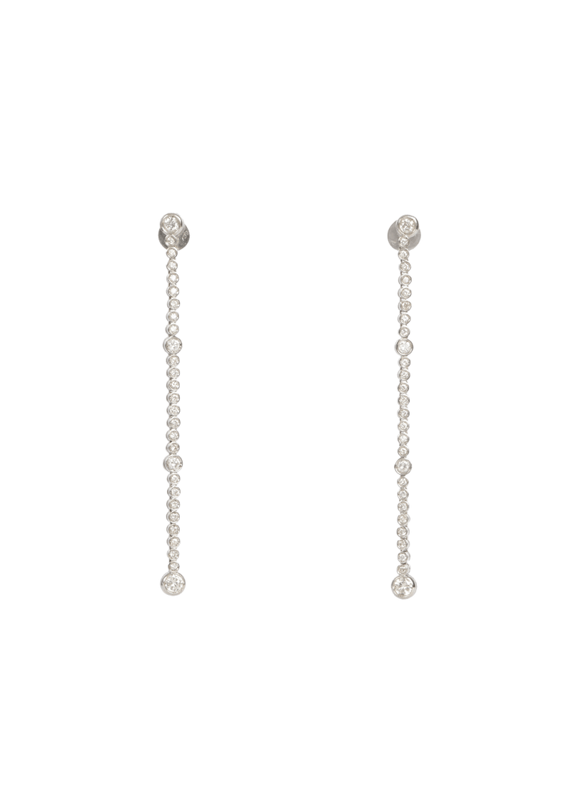 RIVIERA DIAMONDS NECKLACE & EARRING 18K SET