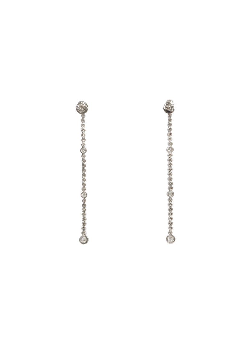 RIVIERA DIAMONDS NECKLACE & EARRING 18K SET