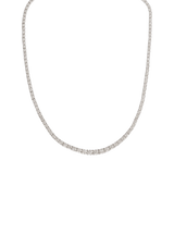 RIVIERA DIAMONDS NECKLACE & EARRING 18K SET