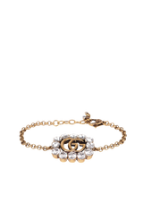 CRYSTAL DOUBLE G BRACELET