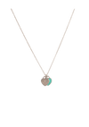 ''RETURN TO TIFFANY'' DOUBLE HEART TAG NECKLACE