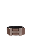 REVERSIBLE H BUCKLE BELT
