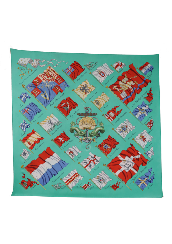 PAVOIS PRINTED SILK SCARF