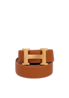 REVERSIBLE H BUCKLE BELT