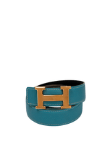 REVERSIBLE H BUCKLE BELT 80