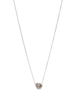 TWIST KNOT PENDANT NECKLACE