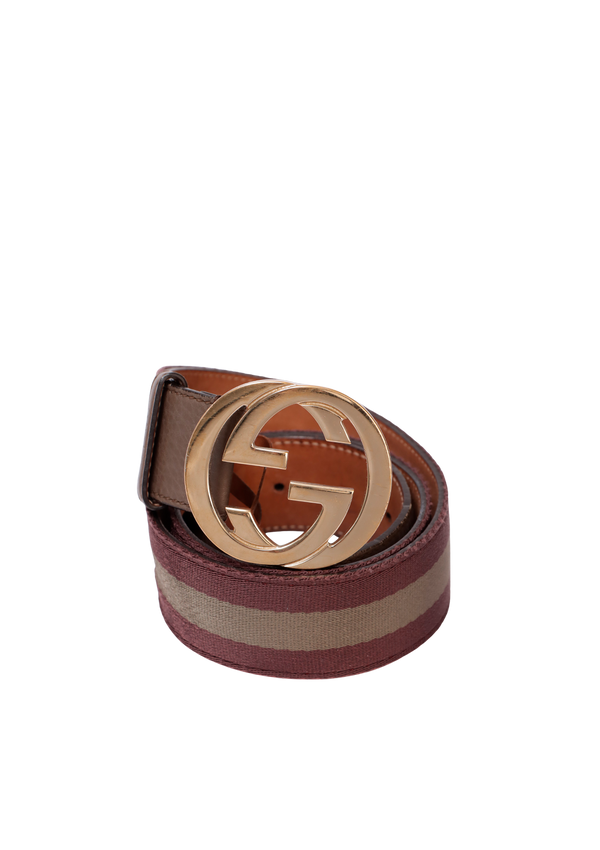 INTERLOCKING G LOGO BELT