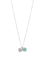 “RETURN TO TIFFANY” DIAMOND DOUBLE HEART NECKLACE