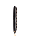 LEATHER CRYSTAL FLOWER STRAP