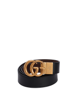 REVERSIBLE DOUBLE G LOGO BELT 90