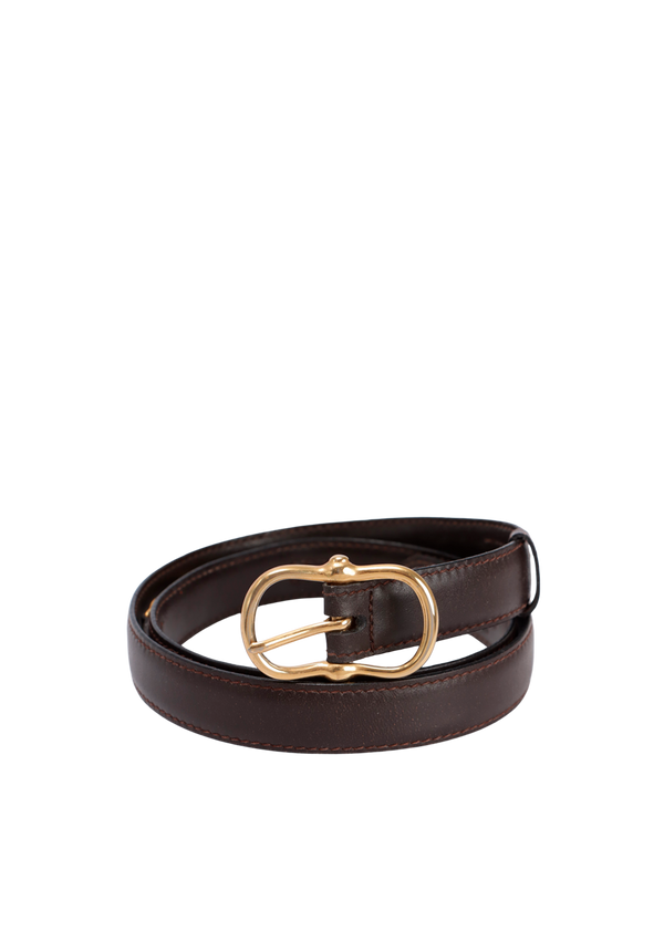 VINTAGE LEATHER BELT 75