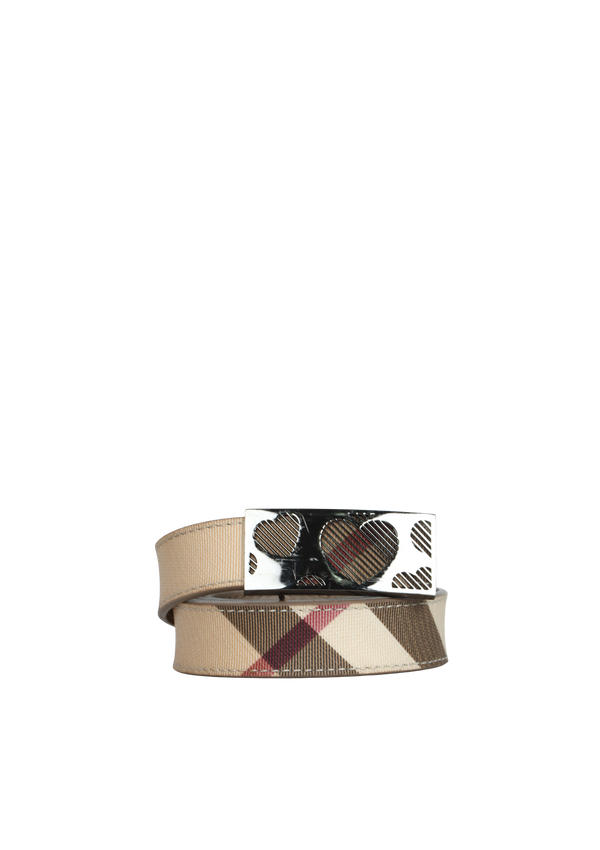 HAYMARKET CHECK BELT 100