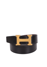 REVERSIBLE H BUCKLE BELT