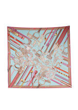 CONCOURS D'ETRIERS PRINTED SILK SCARF