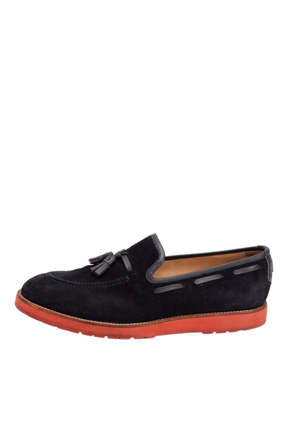 SUEDE TASSEL LOAFER 40.5