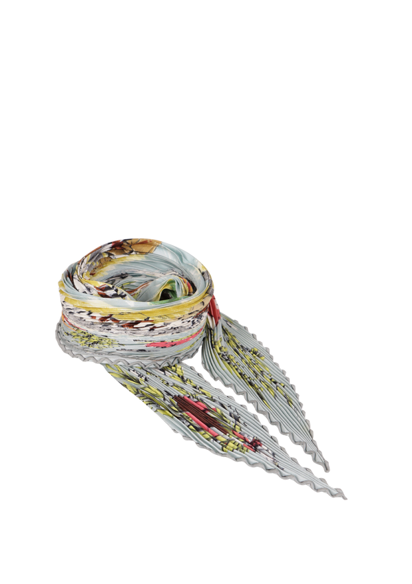 CHANTILLY PLISSE SILK SHIRT