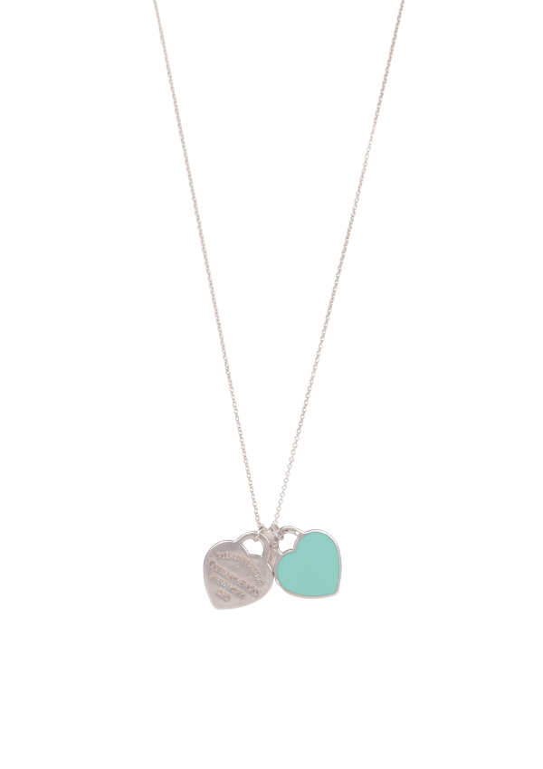 ''RETURN TO TIFFANY'' DOUBLE HEART NECKLACE