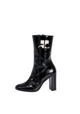 VINYL BOOTS 35