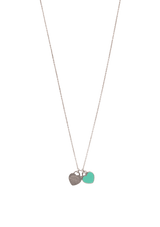 ''RETURN TO TIFFANY'' DOUBLE HEART 18K NECKLACE