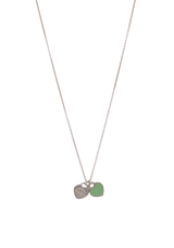 ''RETURN TO TIFFANY'' MINI DOUBLE HEART NECKLACE