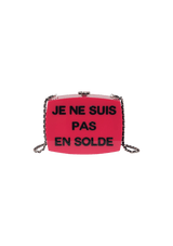 JE NE SUIS PAS EN SOLDE MINAUDIÈRE CLUTCH
