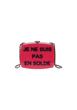 JE NE SUIS PAS EN SOLDE MINAUDIÈRE CLUTCH