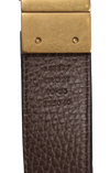 REVERSIBLE DOUBLE G LOGO BELT 90