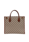 GG SUPREME INTERLOCKING G SMALL TOTE