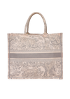 LARGE BOOK TOTE TOILE DE JOUY