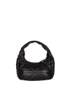 MINI NAPPA TOPSTITCHED HOBO BAG