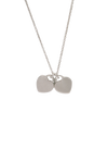 ''RETURN TO TIFFANY'' DOUBLE HEART TAG NECKLACE