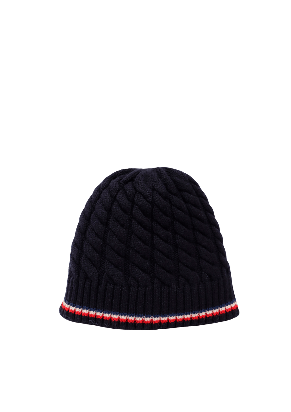 ACESSóRIO MONCLER BERRETTO STRIPE TRICOT BEANIE AZUL P ORIGINAL