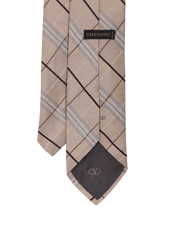 PRINTED SILK TIE