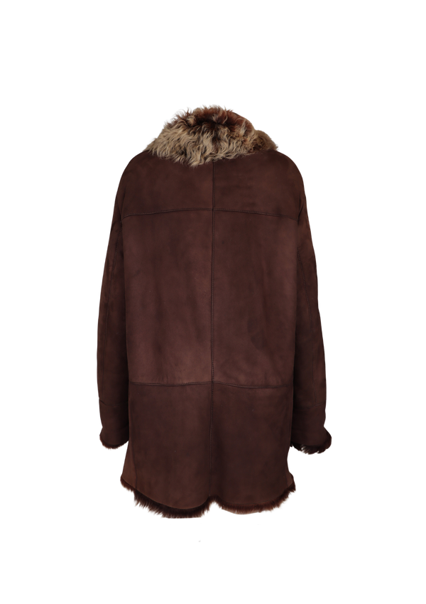 FUR TRENCH COAT 38