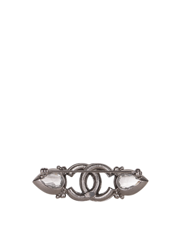 CC CRYSTAL BROOCH