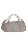 DENIM EMBROIDERED SPY BAG