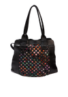 PERFORATED LEATHER TOTE BAG
