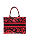 MEDIUM LEOPARD BOOK TOTE