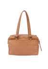 SQUARE STITCH BOWLER BAG