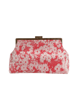 DAISY CANVAS CLUTCH 