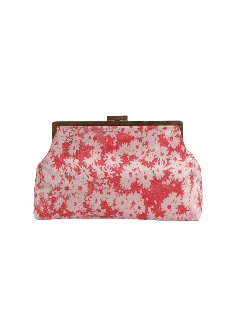 DAISY CANVAS CLUTCH 