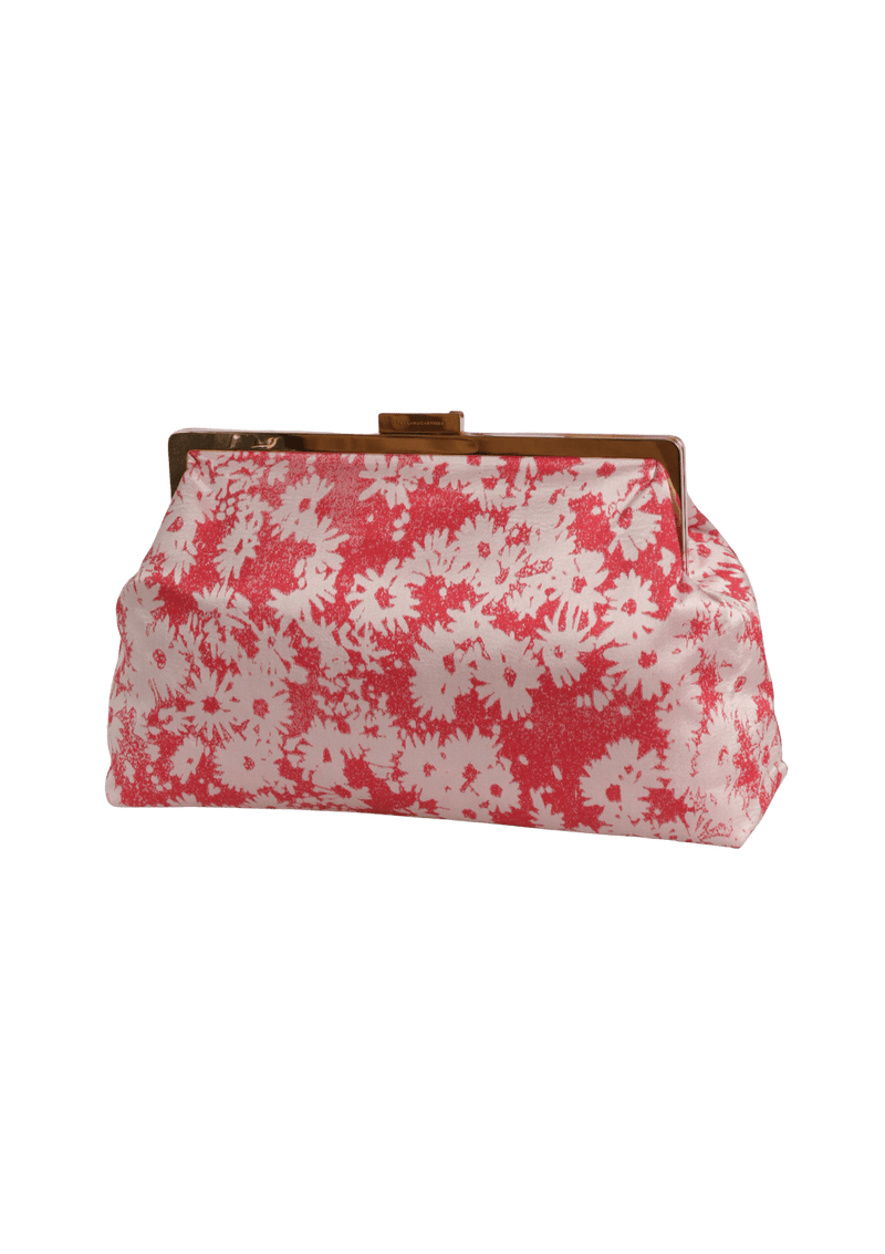 DAISY CANVAS CLUTCH 