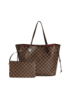 DAMIER ÉBÈNE NEVERFULL MM W/ POUCH