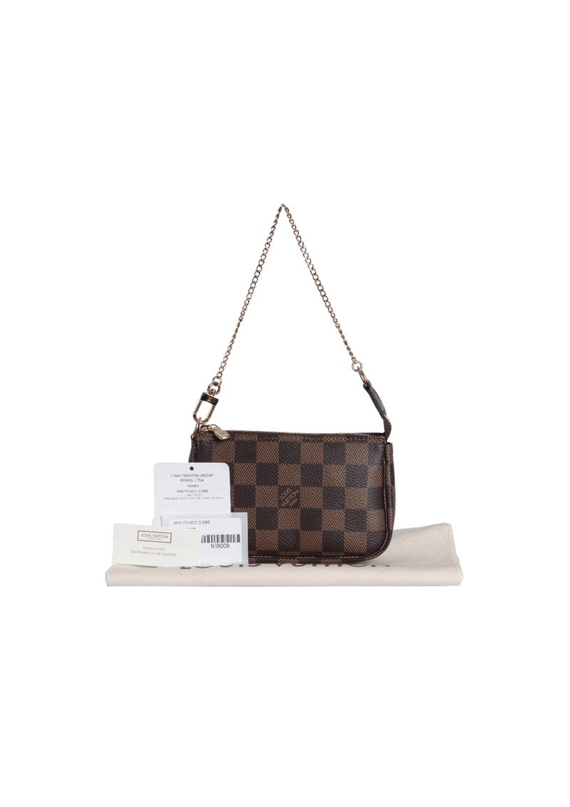 DAMIER ÉBÈNE POCHETTE ACCESSOIRES MINI