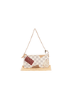 DAMIER AZUR TRUNKS LABELS POCHETTE MILLA MM