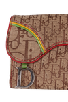 DIORISSIMO RASTA SADDLE WALLET