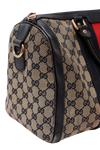 GG CANVAS WEB MEDIUM BOSTON BAG